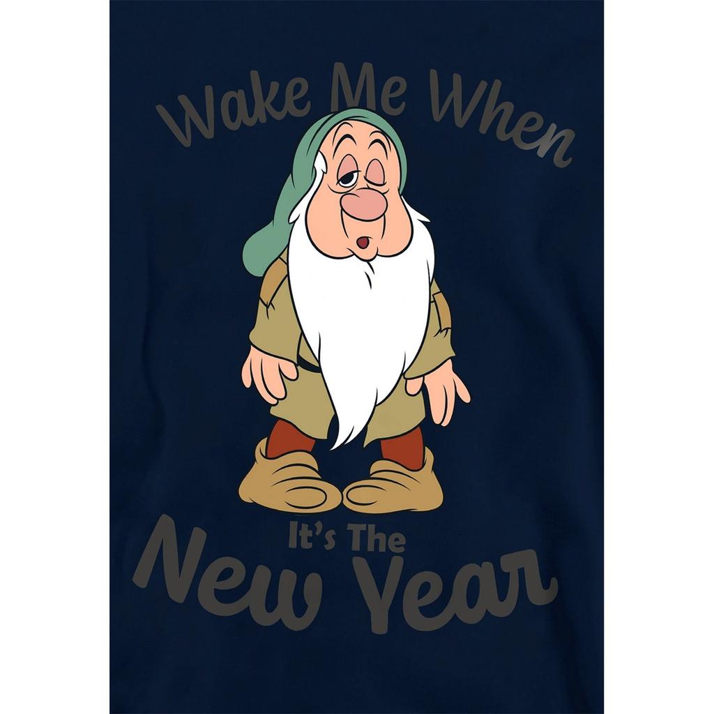 Snow White Childrens/Kids Wake Me When It's The New Year Sleepy Hoodie