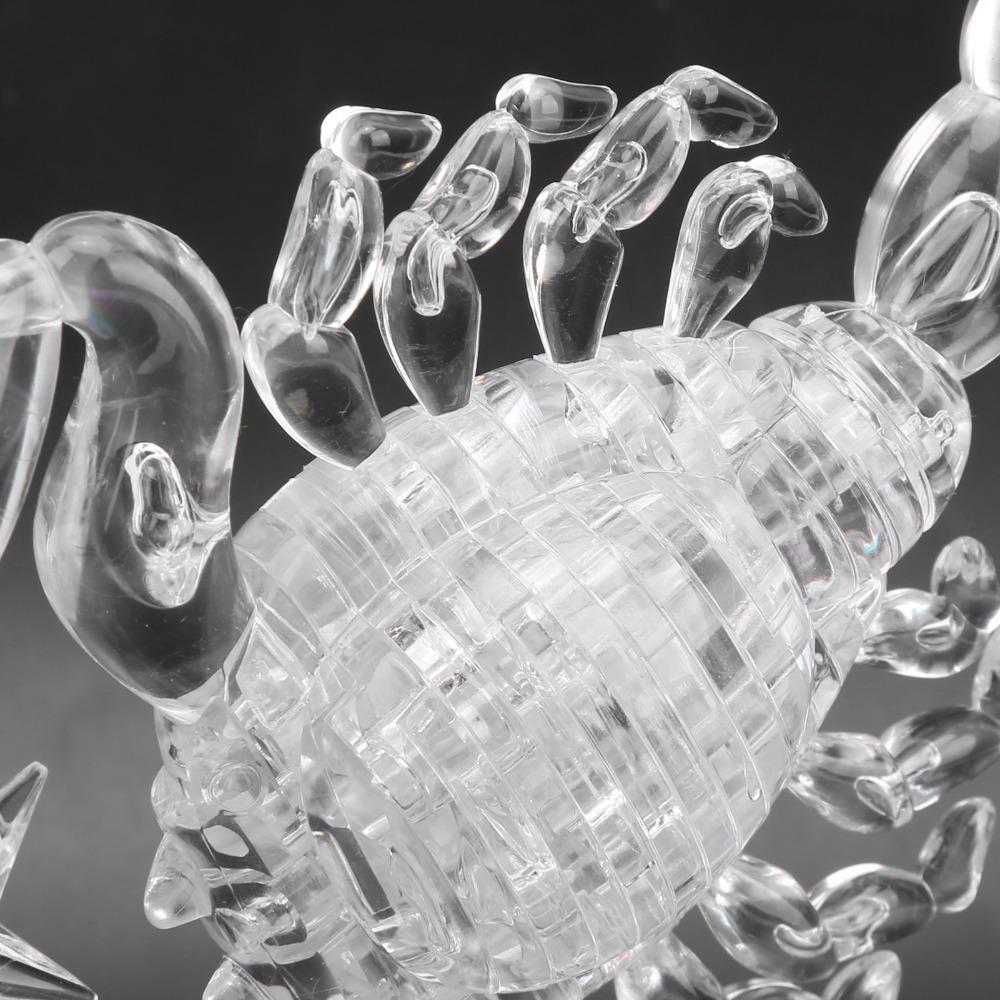 Scorpio Shape Jigsaw Puzzle Toy Self Assembly Crystal Puzzle Decoration Desktop Decor