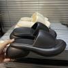 New Summer One-word Slippers Women's Summer Wear Thick-bottomed Cool Slippers Go Out
