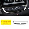 Для Chevrolet Malibu 2016-24 Хромированная стальная рамка кнопки переключения громкости на центральной консоли 1 шт.
