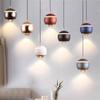 Nordic Minimalist Globe Ball Bedside Pendant Lamp Bedroom Small Pendant Light Creative TV Background Wall Globe Hanging Light