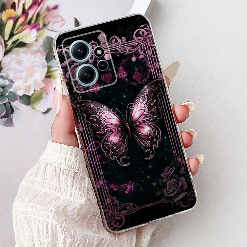 For Xiaomi Redmi Note 12 4G Case Cute Cartoon Girls Cover Soft TPU Phone Case For Redmi Note 12 Note12 4G 5G Fundas Bumper