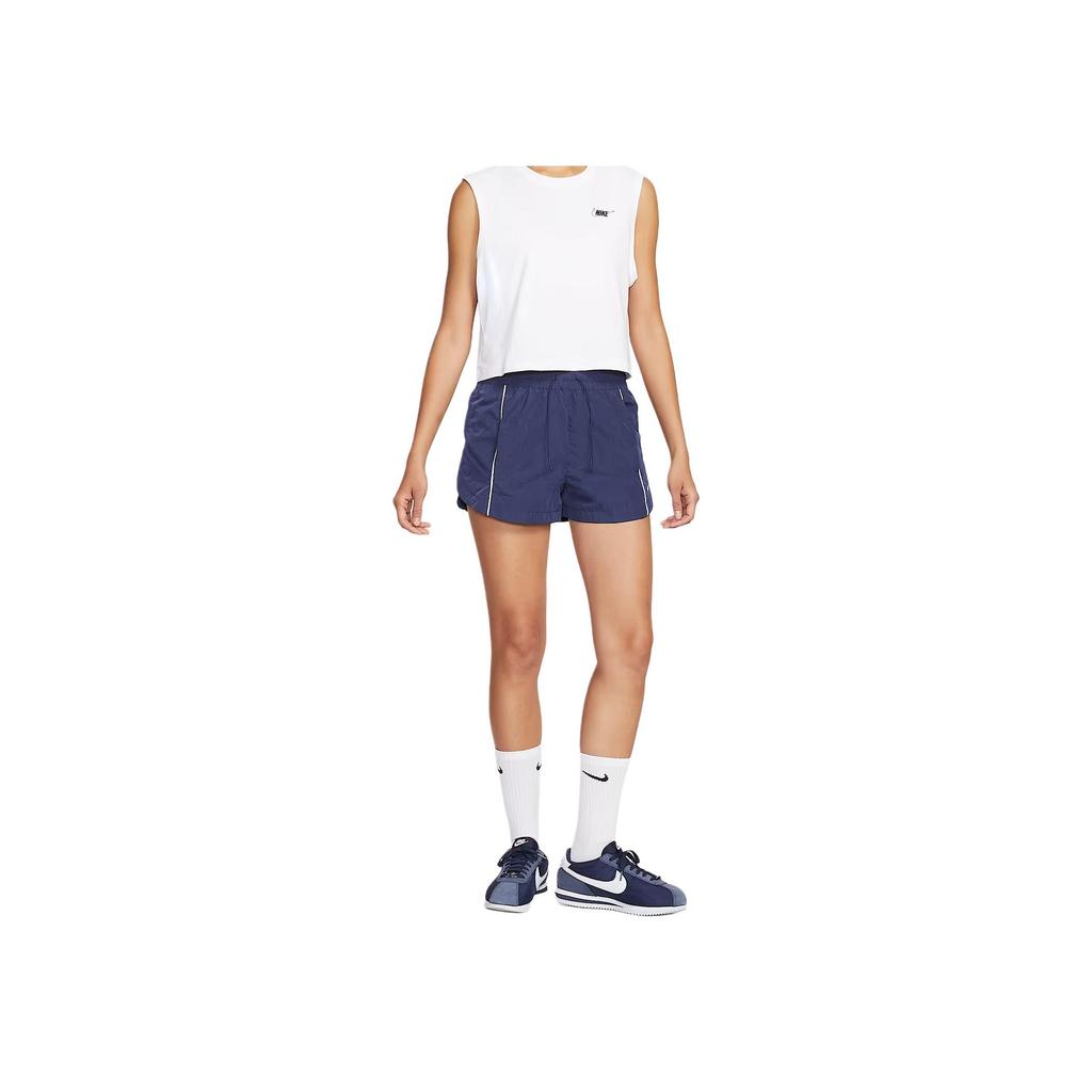 Nike Windrunner Mid-Rise Simple Comfortable Casual Shorts Women Shorts FV7501-410