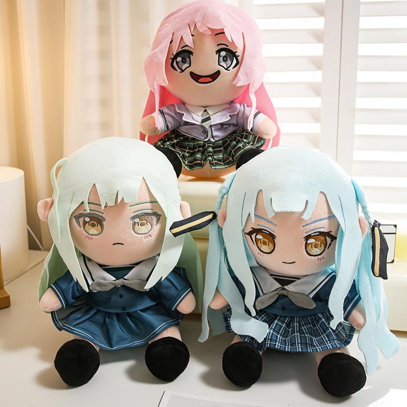 BanG Dream! Это плюшевая игрушка Чихая Анон из MyGO, мягкая, милая, аниме-кукла с набивкой, в детализированной форме, кавайная плюшевая игрушка для фанатов