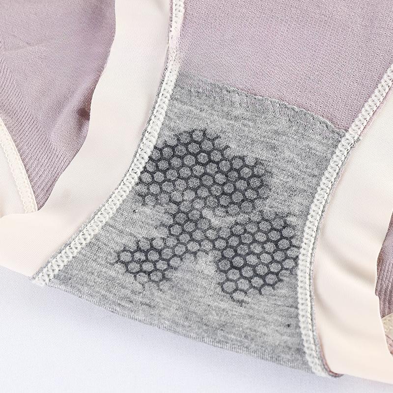 Graphene Seamless Women's High Waist Briefs Plus Size Waist Cinching Hip Lifting Body Shaping Triangle Underwear for Women Panties