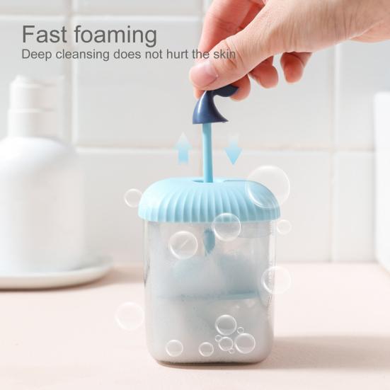 Пенообразователь для создания пузырьков, креативная форма, удобный в использовании, ABS, ручной пенообразователь, чашка, принадлежности для умывания лица для дома