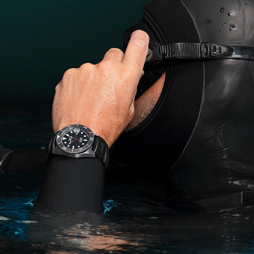 TIMEX Глубоководный риф200 Титановые Автоматические Дайверские Часы 41мм TW2W73800