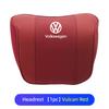 For Volkswagen VW Car Headrest Lumbar Support Cotton Neckpillow Waist Cushion Golf 4 5 6 7 Polo Jetta Sagitar Magotan Passat B5 zr7