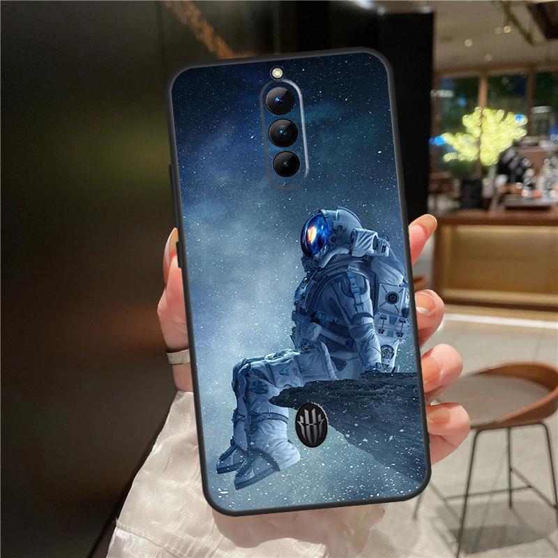 Космический чехол со звездами для астронавта для ZTE Nubia Red Magic 11 10 9 8 8S 9S 10S Pro Plus 6 7 6S 7S Для RedMagic 10 Air Чехол