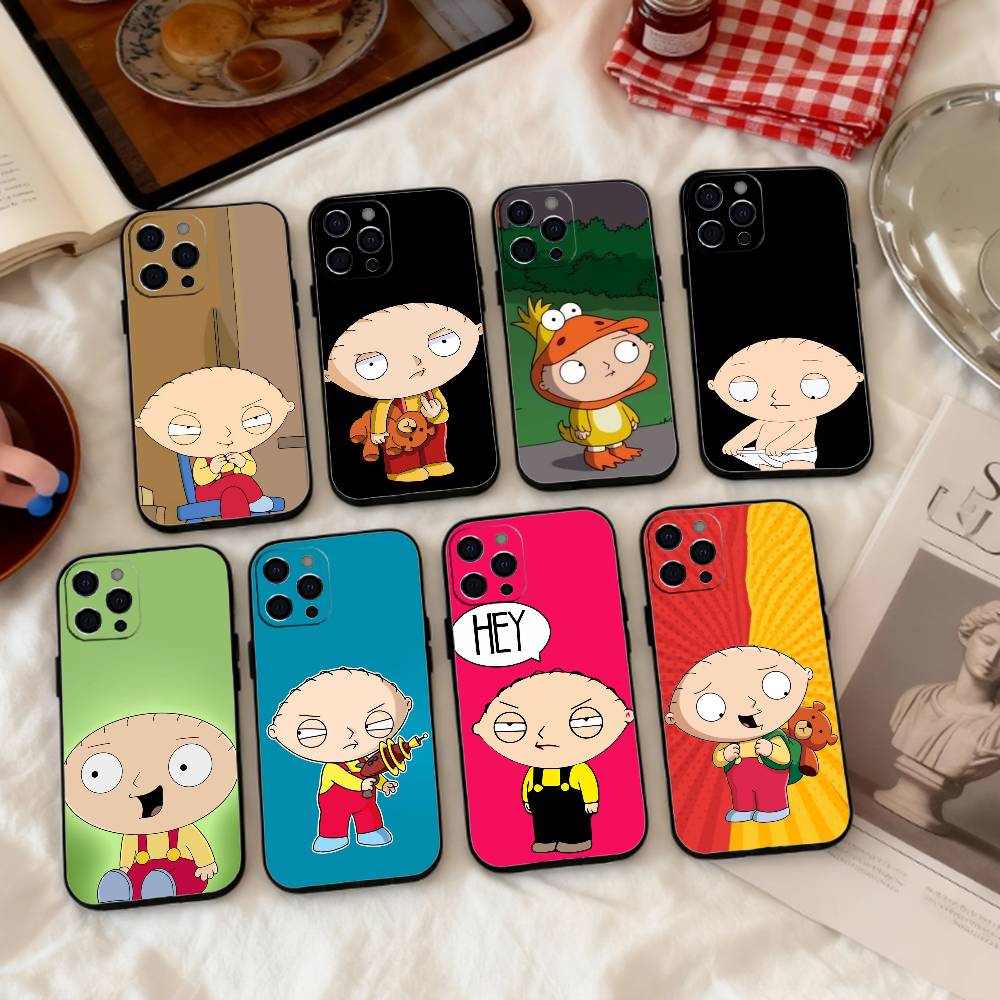 W-Witty S-Stewie G-Griffin Phone Case Silicone Soft For IPhone 17 16 15 14 13 12 11 X XR Plus Pro Max Plus
