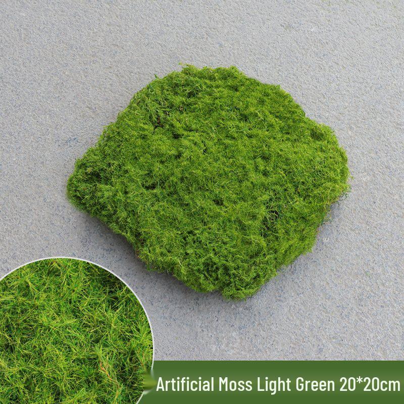 Bionic Artificial Moss Turf Micro Landscape Ornaments for Bonsai and Potted Plant Landscaping