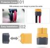 5 Pairs XT60H Connectors – High-Quality Male & Female with Protective Housing – For RC LiPo Batteries – Modelism Accessories