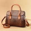 Трендовая женская сумка кроссбоди в стиле ретро с крокодиловым узором 2025