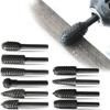 20 Pcs Wood Drilling Grinding Accessories Set Woodworking Rotary Rasp File Woodworking