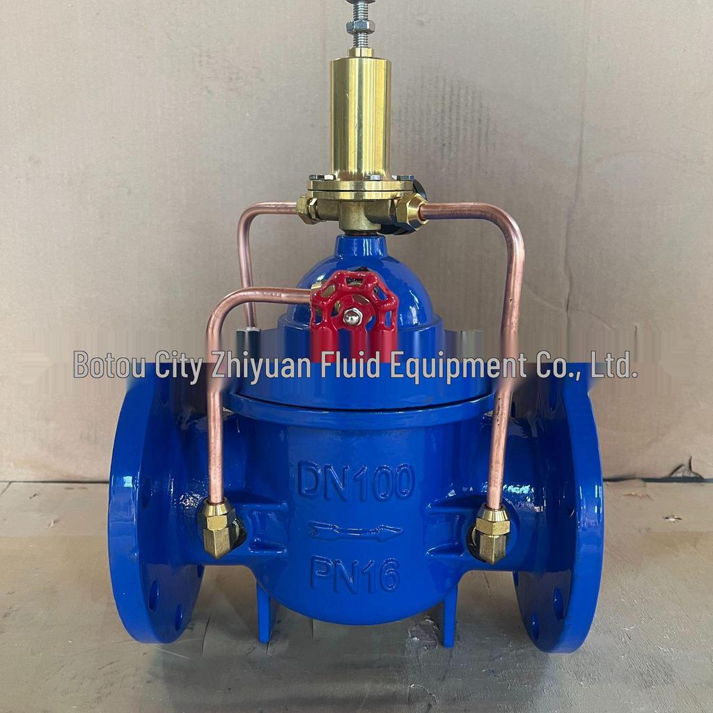 500X Manual Pressure Control Valve - Ductile Iron, Hydraulic Firefighting Stabilizer