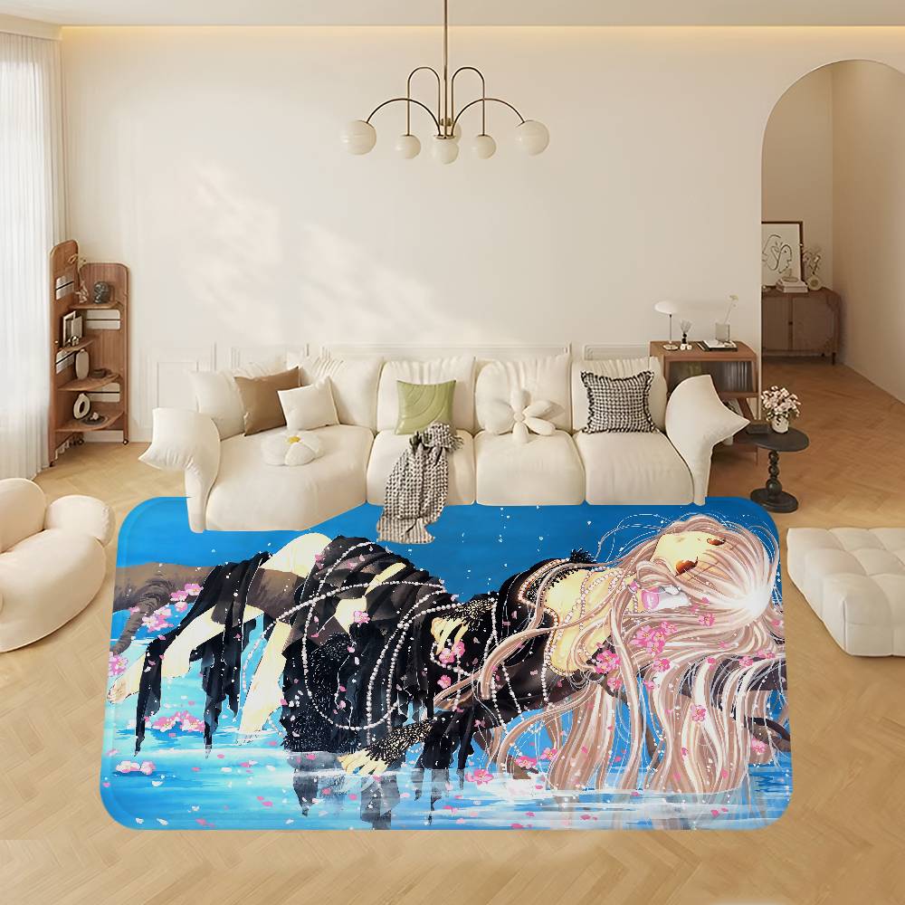 Anime Chobits Door Mat Washable Non-Slip Living Room Sofa Chairs Area Mat Kitchen Doormat Area Rug