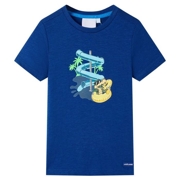 T-shirt pour enfants bleu foncé 5 dimensions disponibles