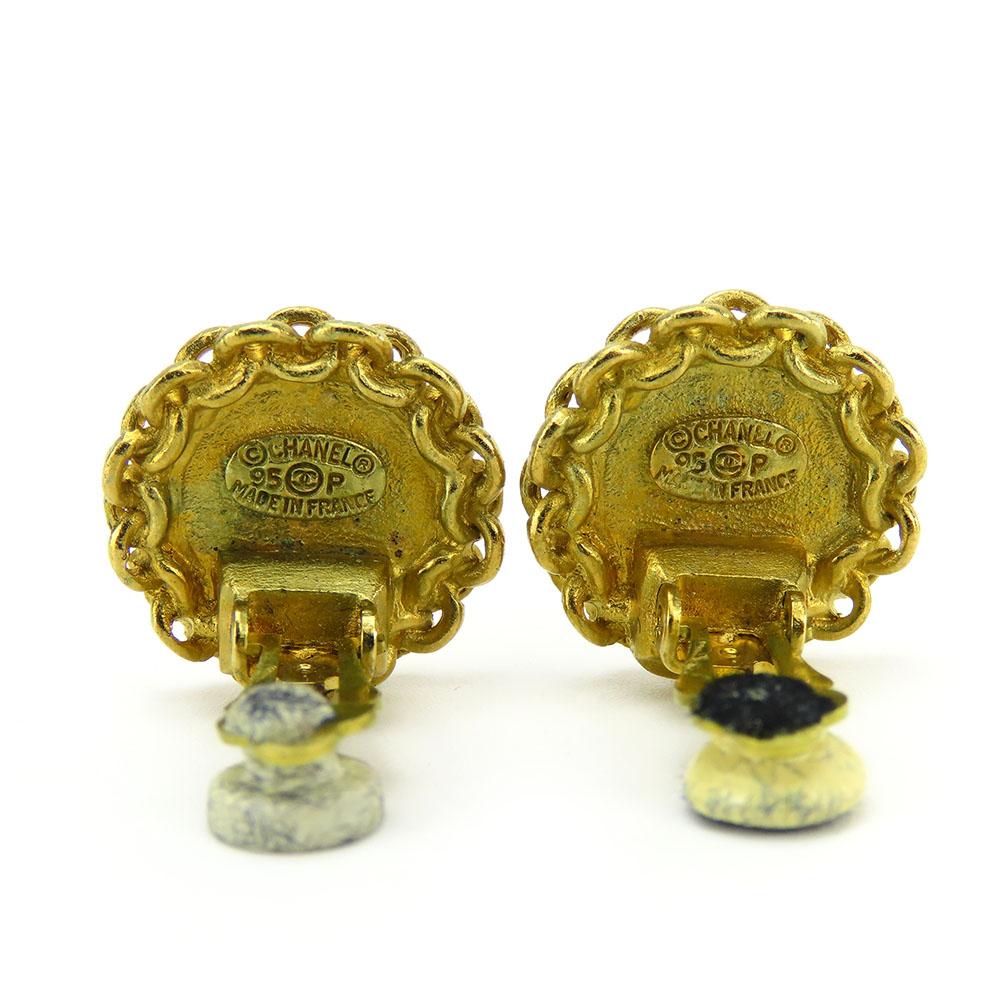 Б/у Серьга CHANEL Знак COCO металл 9г золото Аксессуары