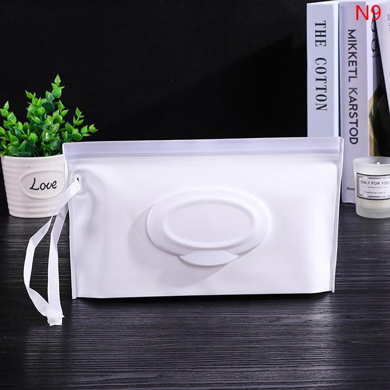 Чехол для влажных салфеток для малышей, портативный держатель для салфеток, откидная крышка, многоразовый многоразовый косметический чехол с защелкивающимся ремешком, полезная коробка для салфеток