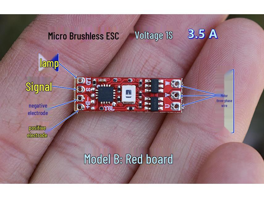 Ultra-Micro 0.5g Model Airplane 1S Brushless ESC