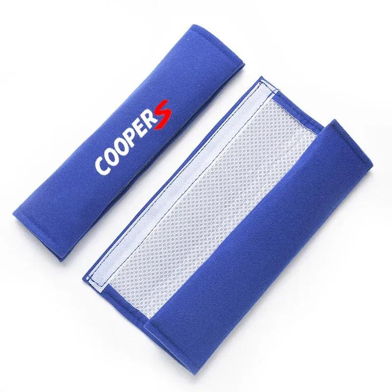 Soft Plush Seat Belt Shoulder Cover Pads for Cooper S R53 R52 R56 F57 F55 F56 Car Interior Accessories