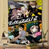 Аниме Danganronpa горячий Аниме Гобелен Подвесной Таро Хиппи Настенные Ковры Комната Настенные Листы