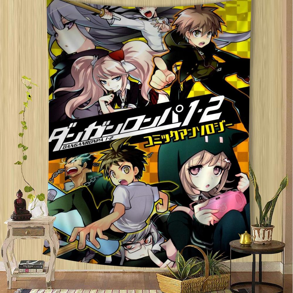 Аниме Danganronpa горячий Аниме Гобелен Подвесной Таро Хиппи Настенные Ковры Комната Настенные Листы