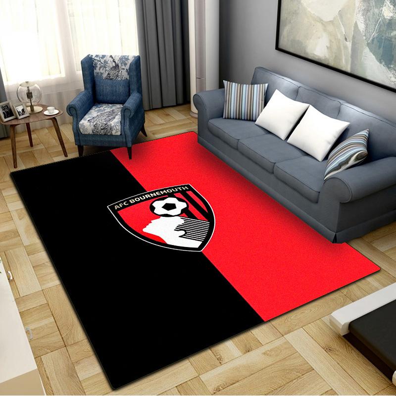 Afc Bournemouth Carpet Rug for Living Room Bedroom Home Sofa Decoration, Kids play Non-slip Floor Mat