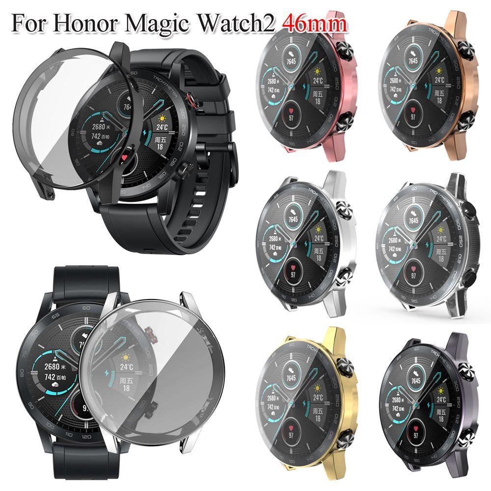 Ultra Thin Protective Shell Soft Screen Protector TPU Watch Case Plating 360 Full Cover