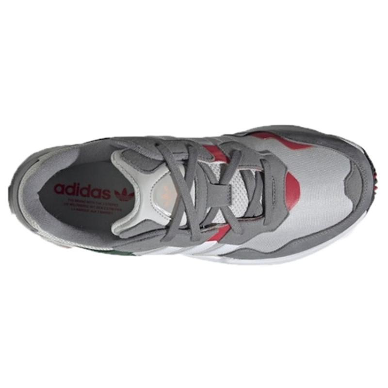 adidas Кроссовки Yung 96 серые с розовыми вставками DB2608