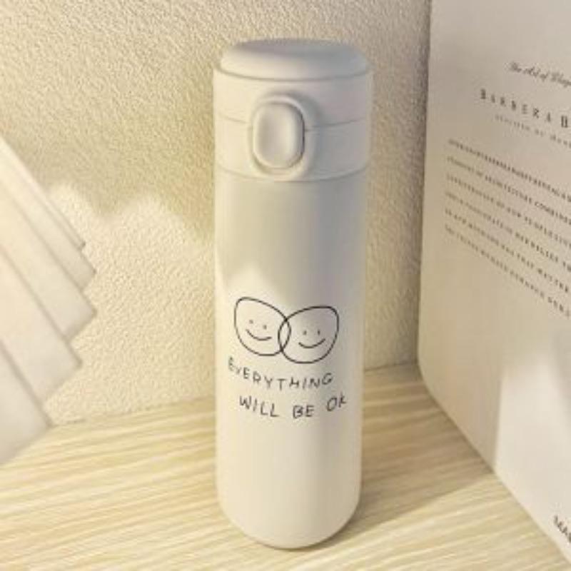 320/420ml Male and Female  New Stainless Steel Insulated Bottle Portable, Lightweight, Sealed Coffee and Milk Water Cup