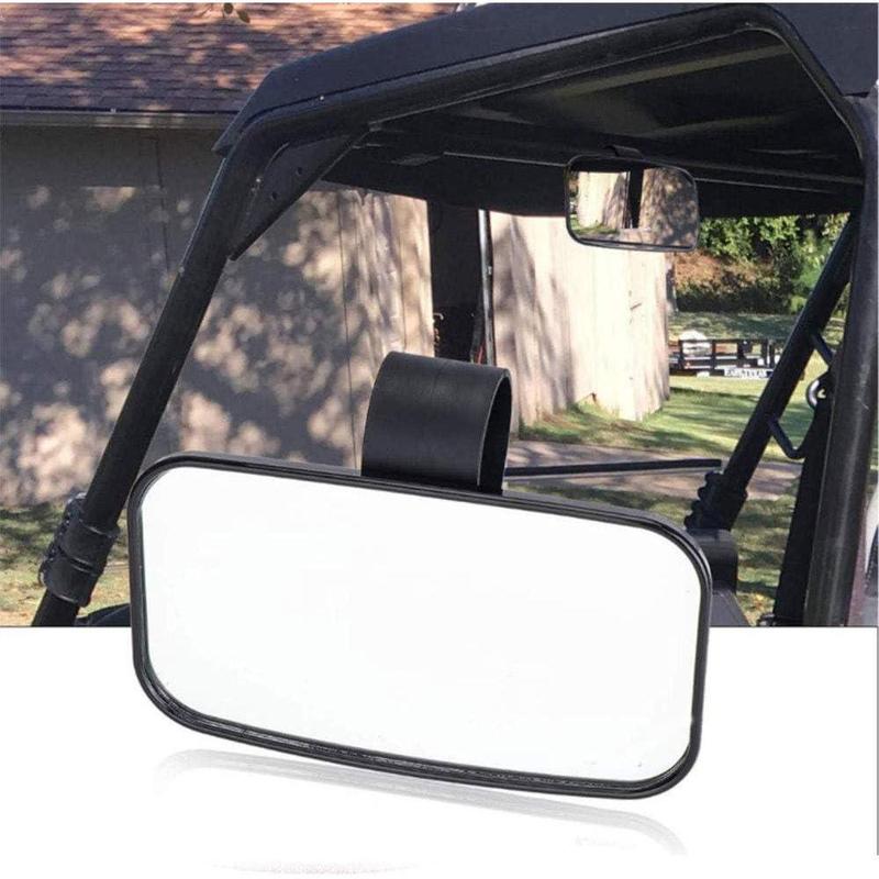1 PCS rearview mirror with tallation accessories Fit for UTVs with 1.5"-2" roll cages