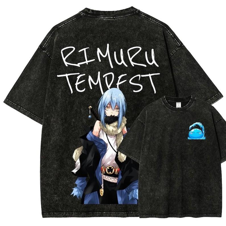 That Time I Got Reincarnated as a Slime Vintage Washed Shirt, Manga Tee Mineral