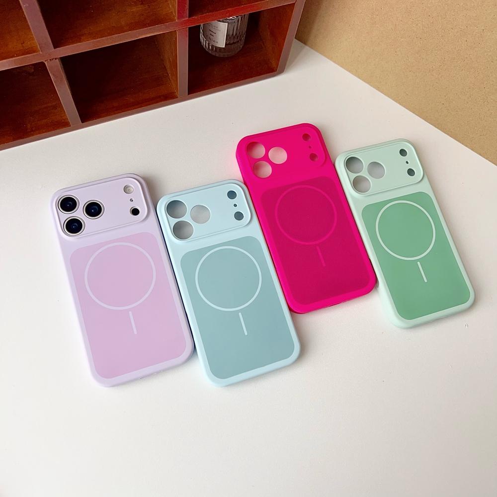 Оригинальный жидкий силиконовый магнитный чехол для iPhone 17 Pro Max Magsafe Беспроводная зарядка Мягкая противоударная крышка для iPhone17 17Pro