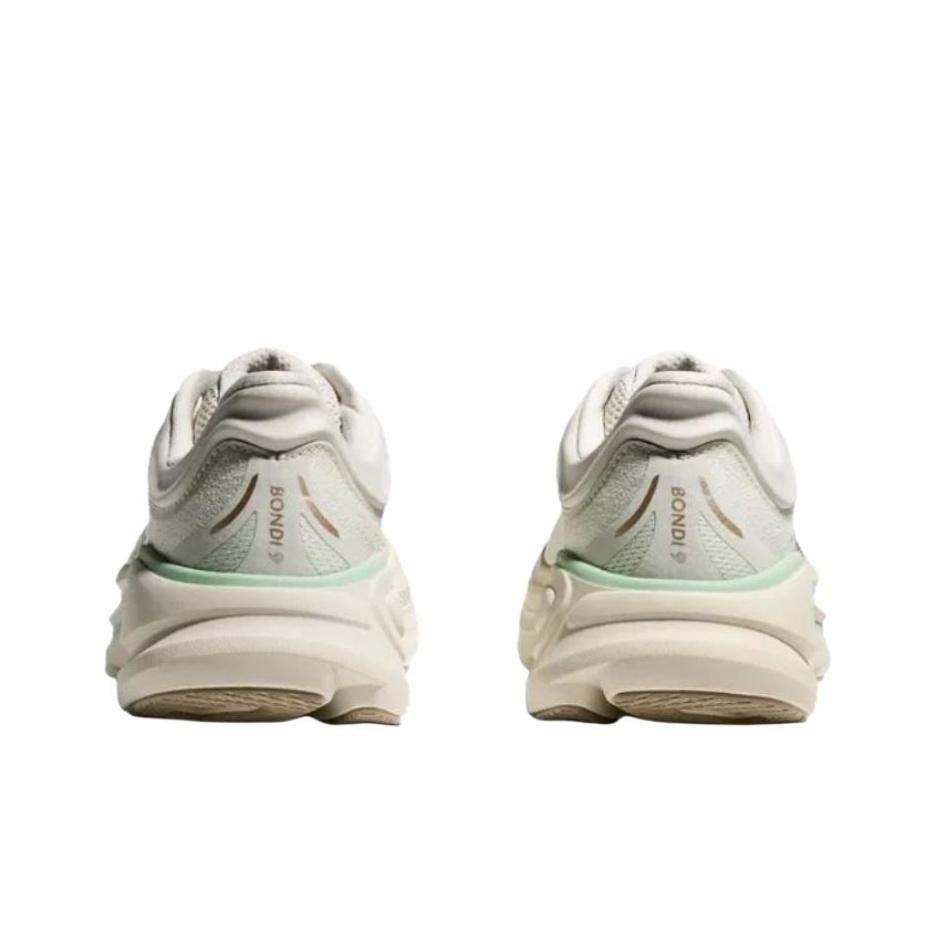HOKA Bondi 9 Wide Truffle Salt Sea Glass Женские кроссовки Зеленые 1162014-TLSL