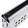 Professional 24 Holes Key Of C&G Silver Double-side Tremolo Harmonica for Beginners