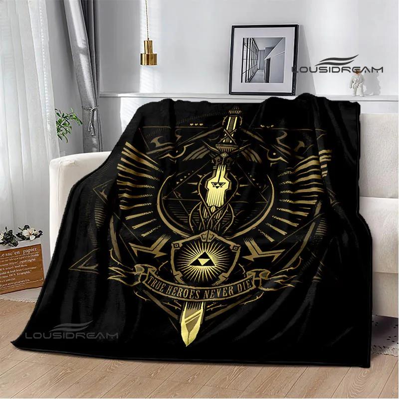 3D Z-Zeldas Cartoon blanket Warm Flannel blankets Soft and comfortable blanket Home Travel Blankets bed linings Birthday Gift