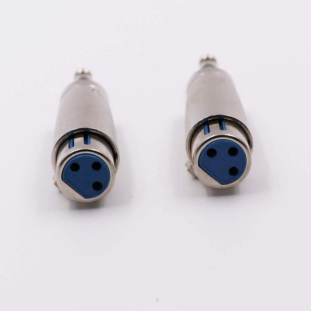 WYMECT 1/4" TRS to XLR Female Adapter 2pcs WX-TRX1