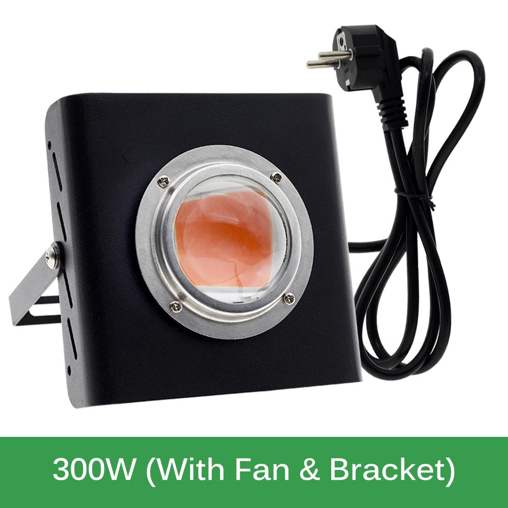 COB LED Grow Light Полный спектр 380 нм ~ 800 нм с охлаждающим вентилятором для гидропонного освещения для выращивания растений в теплицах