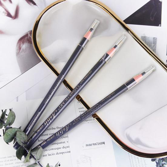 6 шт. Карандаш для бровей с отрывным грифелем на шнурке, Водостойкий, Устойчивый к поту, Натуральный, Стойкий, Не размазывающийся, Женский карандаш для бровей для микроблейдинга