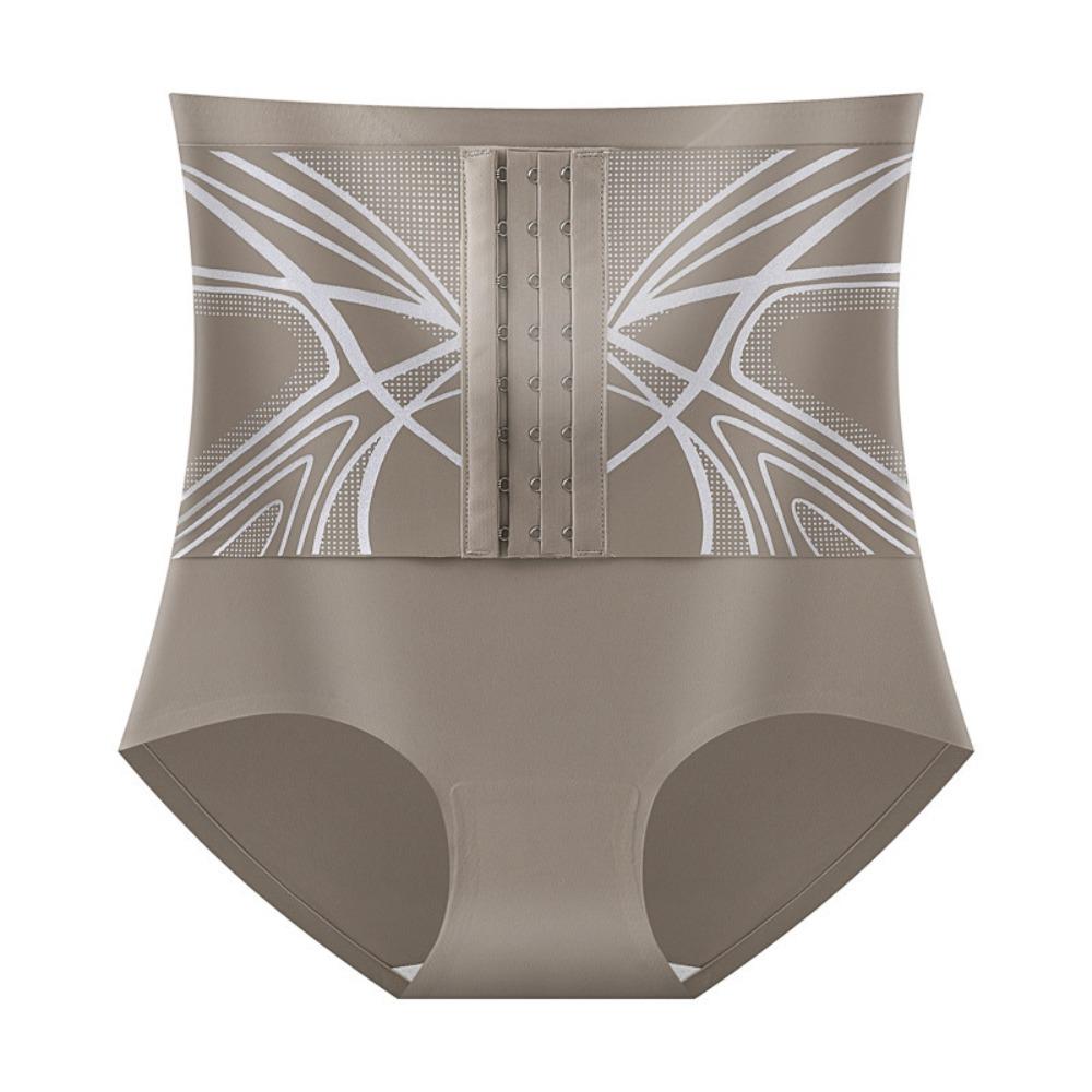 Трусы с высокой талией и утягивающими повязками, утягивающие трусы с пряжкой, корректирующее белье для похудения, контроль формы