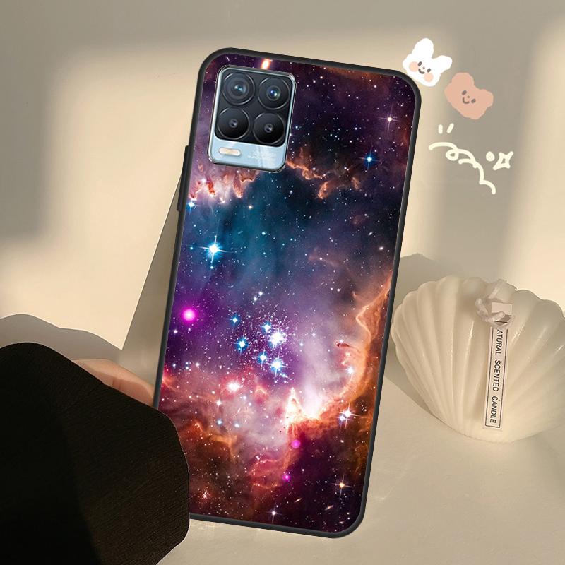 Чехол Space For Galaxy Universe для Realme C71 C63 C61 C55 C51 C53 C25 C65 C67 C75 11 12 13 14 15 Pro Plus GT6 GT7 Pro