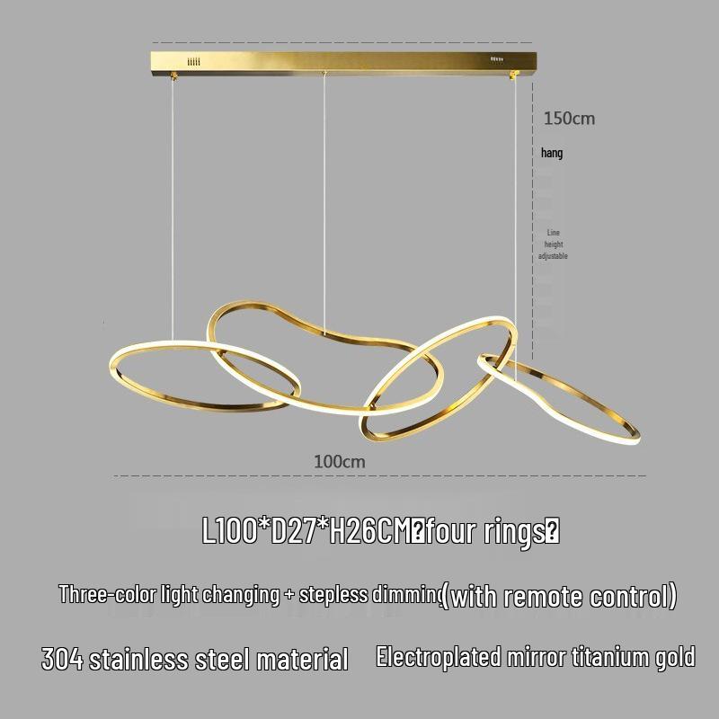 Постмодернистский минималистичный дизайнерский подвесной светильник для бара, отеля или виллы