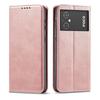 Премиальный чехол-кошелек из ПУ кожи для Xiaomi POCO M5, M4 5G с магнитной застежкой и подставкой