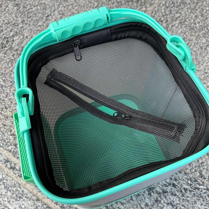 TLXT Portable Fishing Water Bucket with Rope and Lid