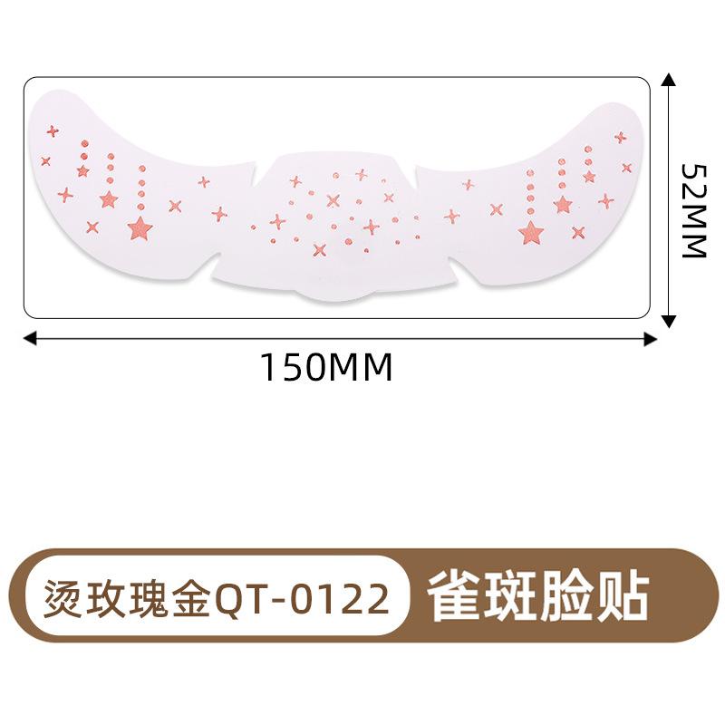 Поставка Макияж Наклейки для лица День святого Валентина Милое украшение в виде любовного шара Креативные тату-наклейки с веснушками Горячее золото и серебро