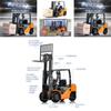 Модель строительной техники, вилочный погрузчик из сплава, с инерционным механизмом, для игры и коллекционирования детьми