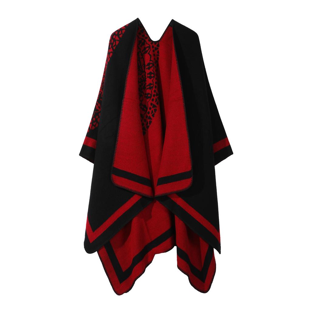 Этнический стиль Туризм Большая шаль Высокое чувство Внешнее покрытие Декоративная шаль Теплая раздельная накидка Накидка Накидка