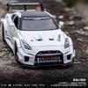 1/32 Scale Skyline Nissan GTR-CSR2 Alloy Sports Car Diecast Metal Model Sound & Light Toy Collect Display Ornament  Gift for Boys