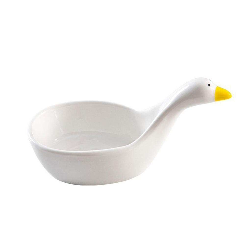 Керамические миски для соуса Dippind, набор милых тарелок для соуса в виде лебедя, миски для соевого соуса, милые миски для томатного соуса
